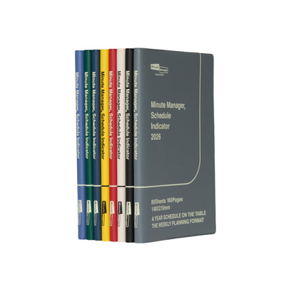 2026 Weekly Planner Minute Manager A5 LEFT