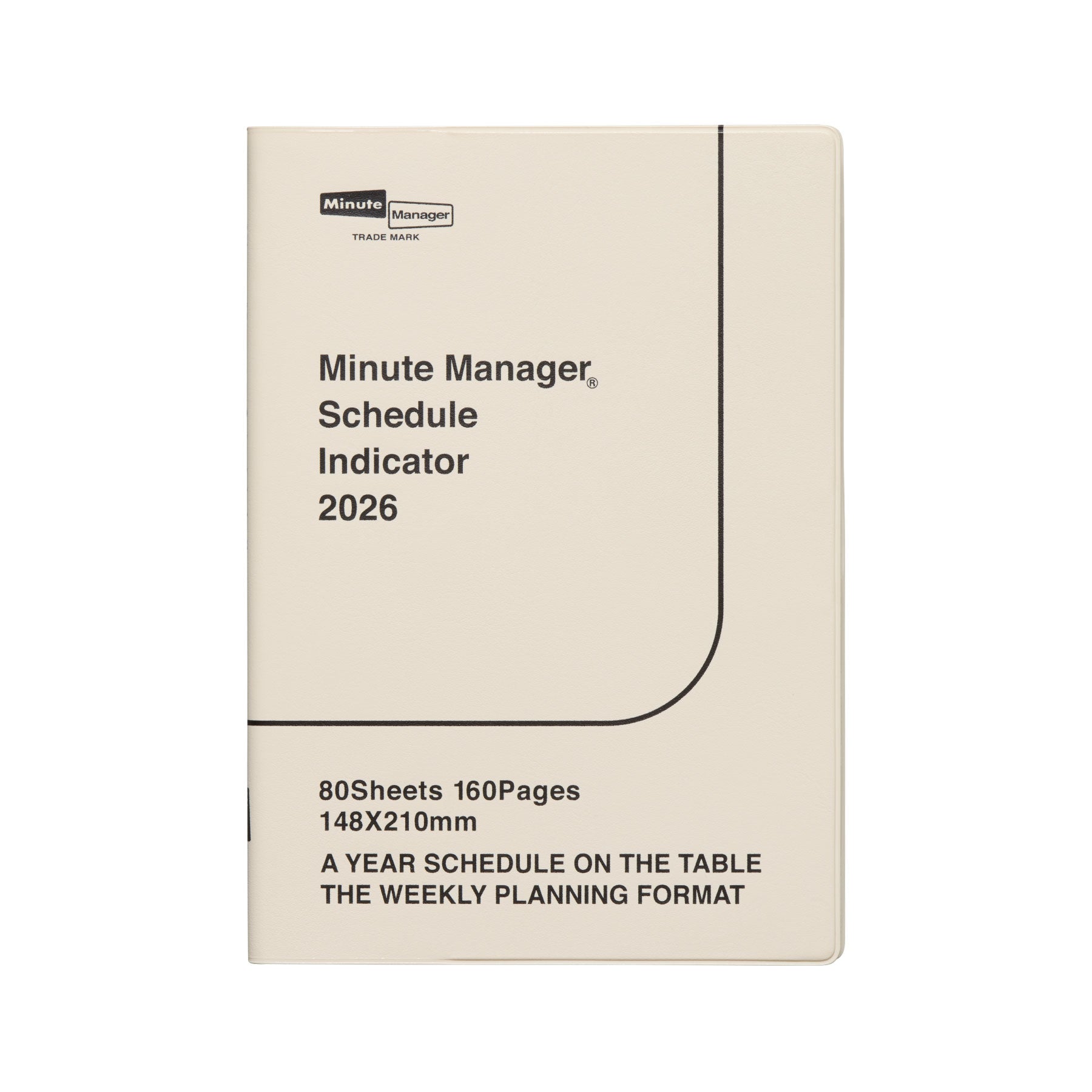2026 Weekly Planner Minute Manager A5 LEFT