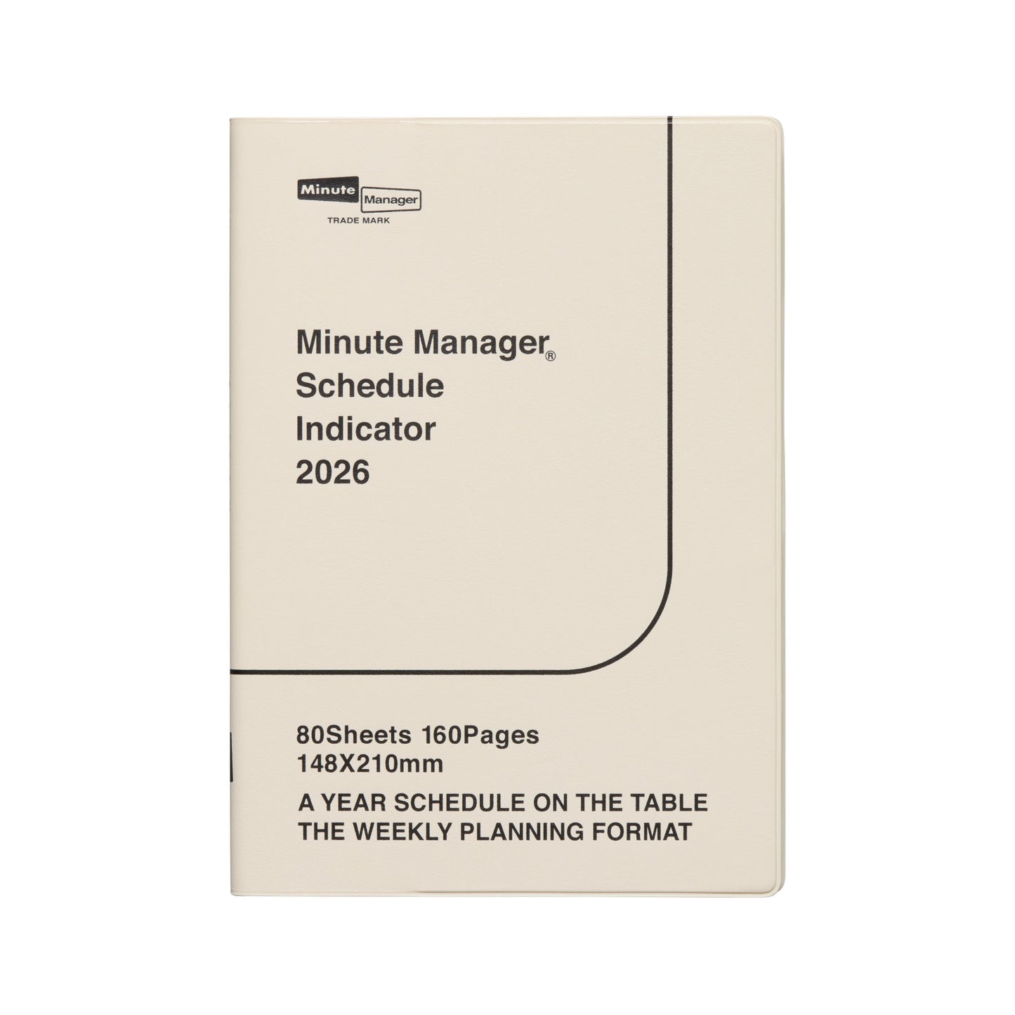 2026 Weekly Planner Minute Manager A5 LEFT