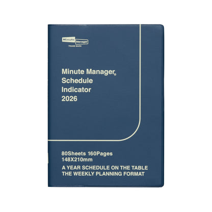 2026 Weekly Planner Minute Manager A5 LEFT