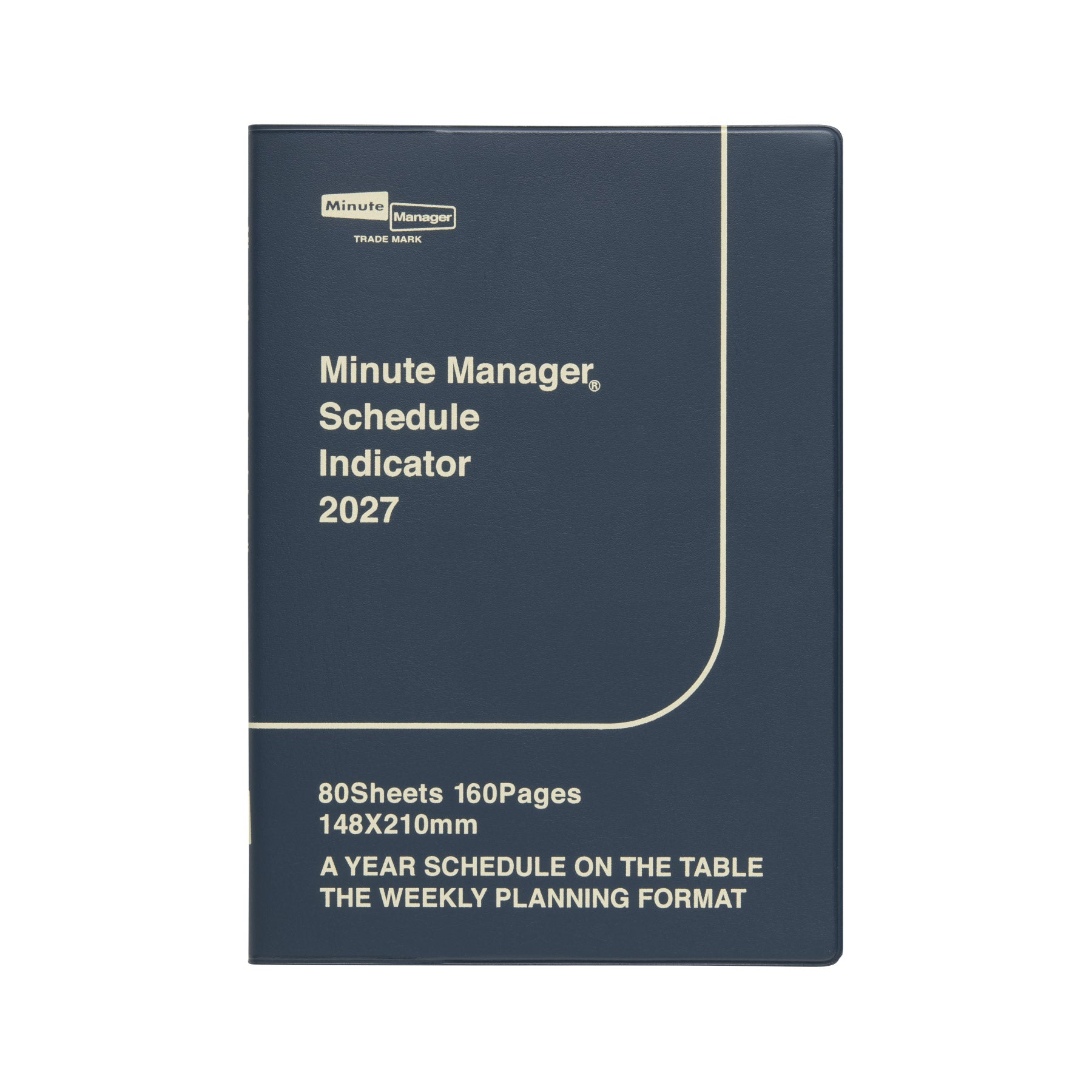 2027 Weekly Planner Minute Manager A5 LEFT
