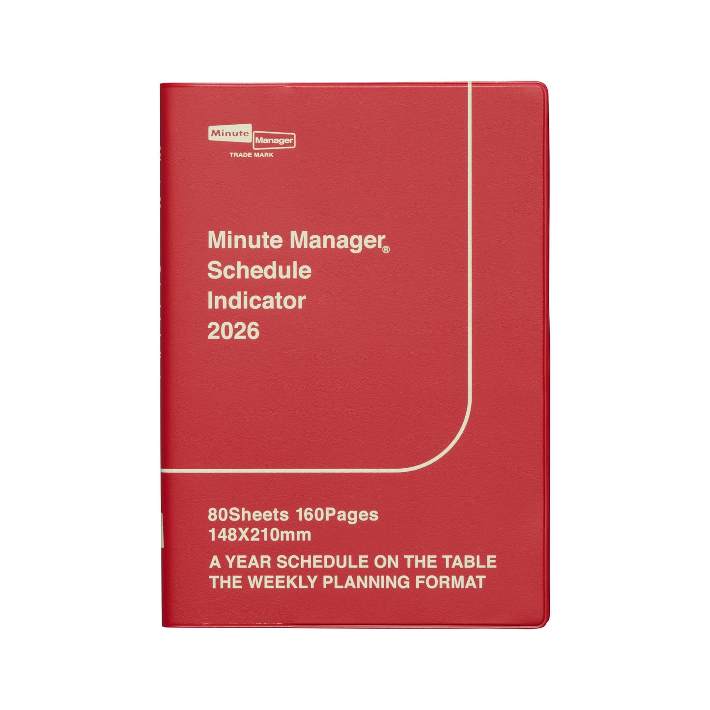 2026 Weekly Planner Minute Manager A5 LEFT