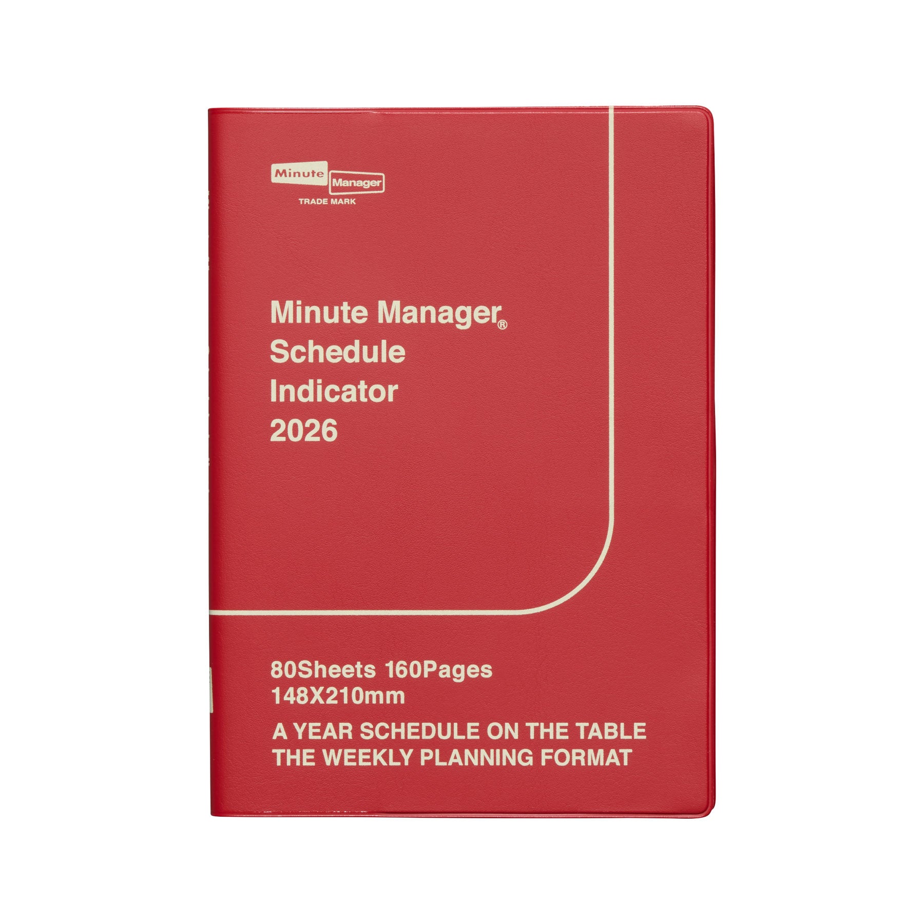2026 Weekly Planner Minute Manager A5 LEFT