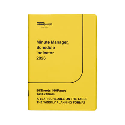 2026 Weekly Planner Minute Manager A5 LEFT