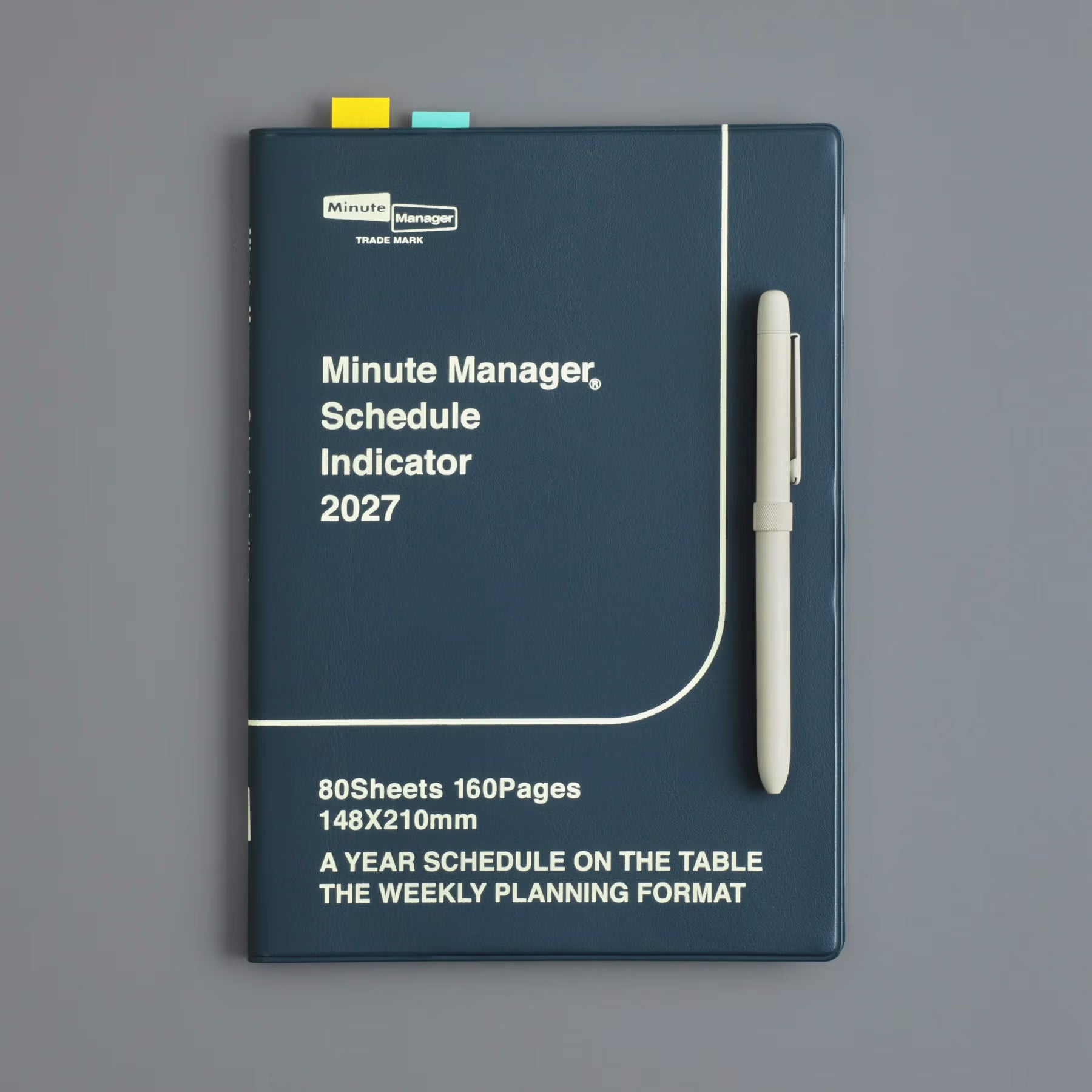 2027 Weekly Planner Minute Manager A5 LEFT