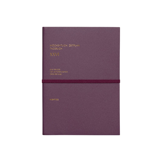 2026 Weekly Planner Worter B6