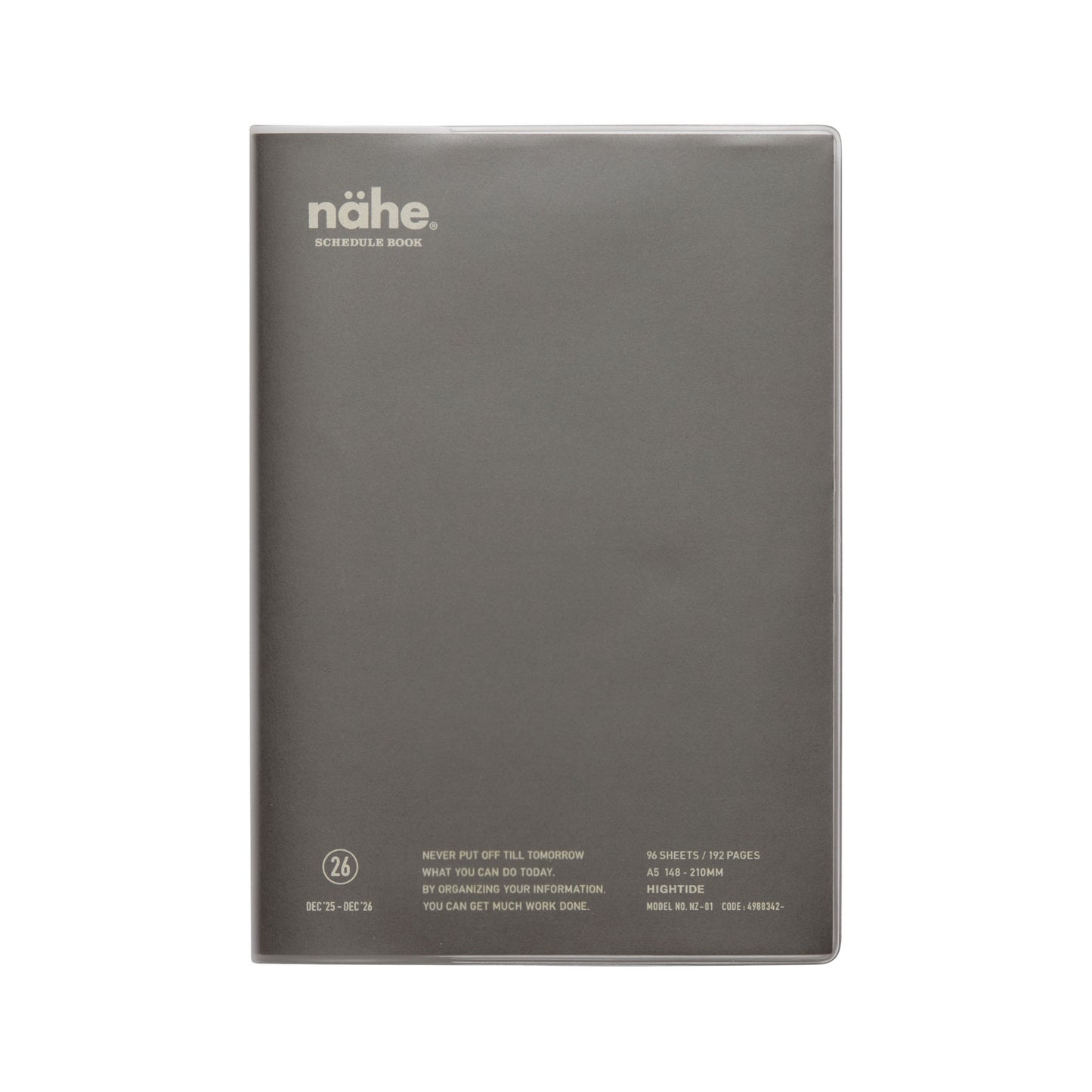 2026 Weekly Planner Nähe A5 Vertical