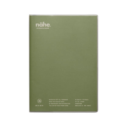 2026 Weekly Planner Nähe A5 Vertical