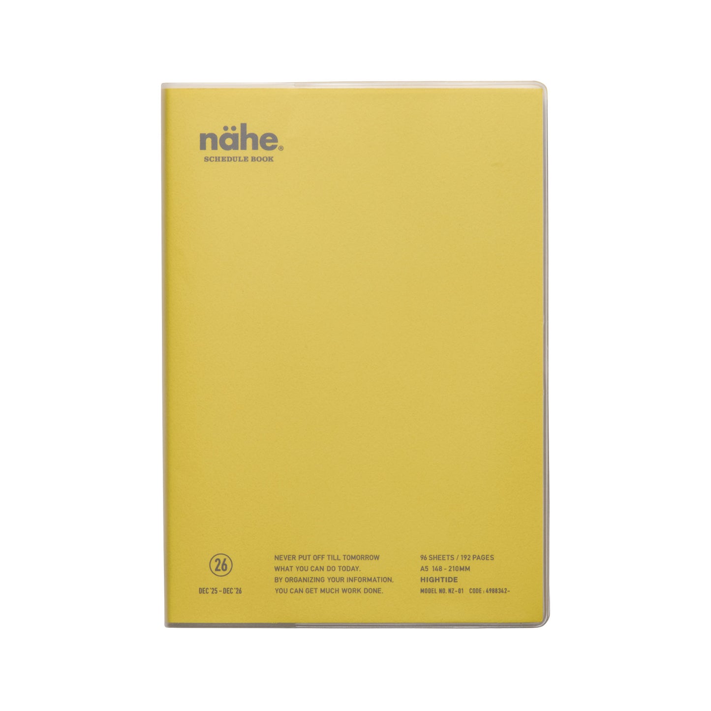 2026 Weekly Planner Nähe A5 Vertical