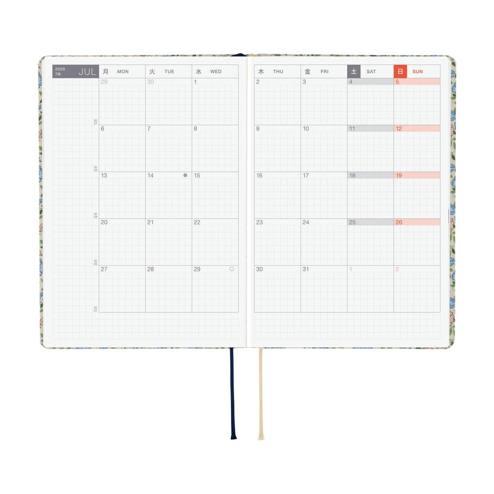 2026 Planner / Hon A6 Liberty Fabrics