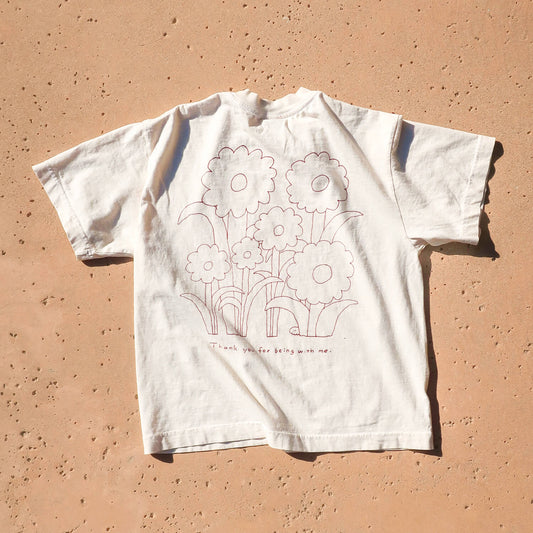 Flower Forest Tee Ecru