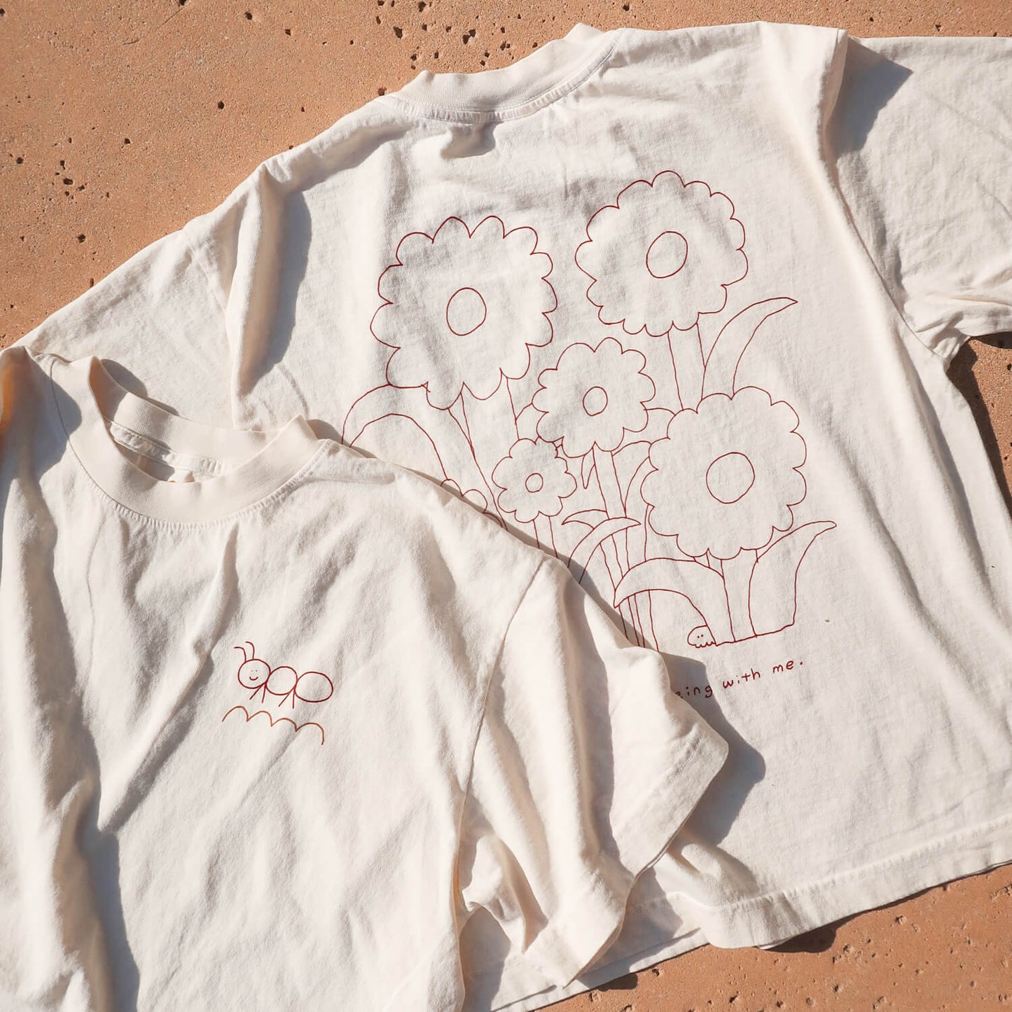 Flower Forest Tee Ecru