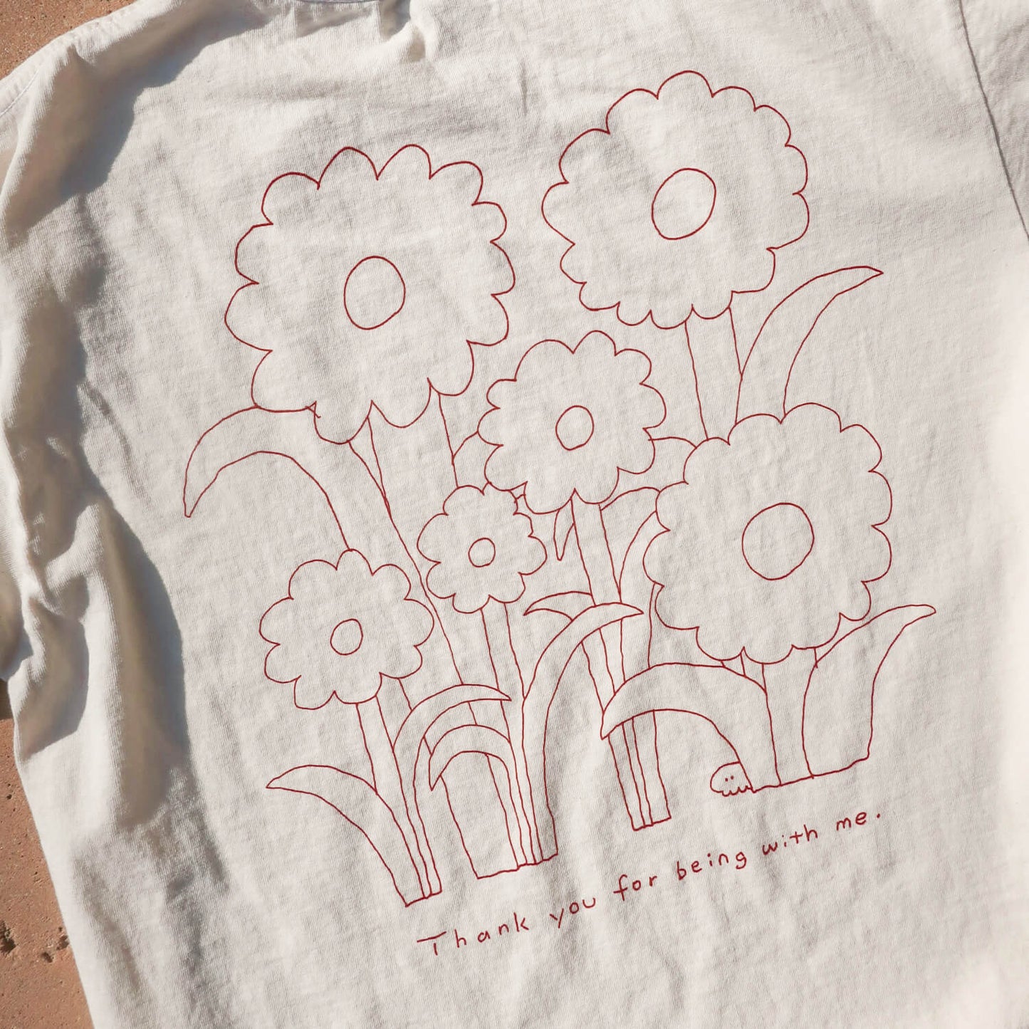 Flower Forest Tee Ecru