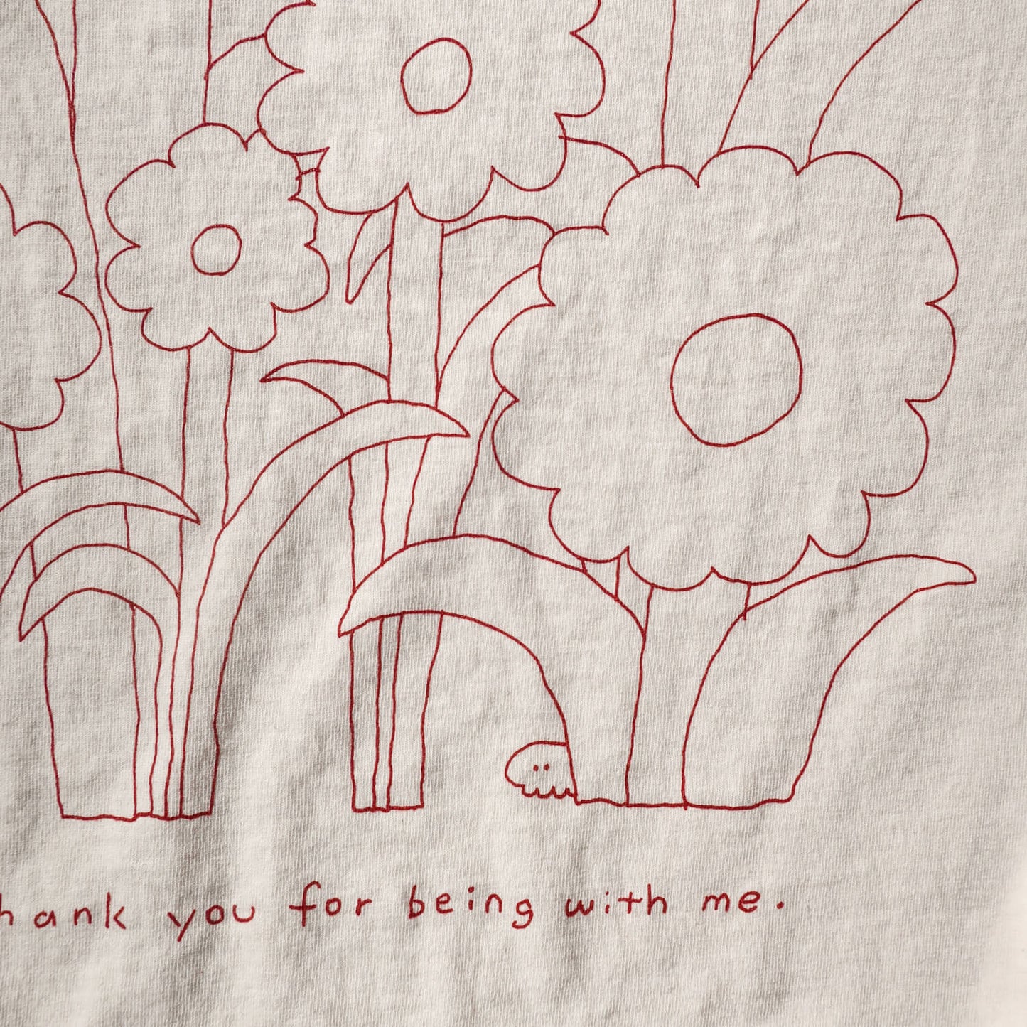 Flower Forest Tee Ecru