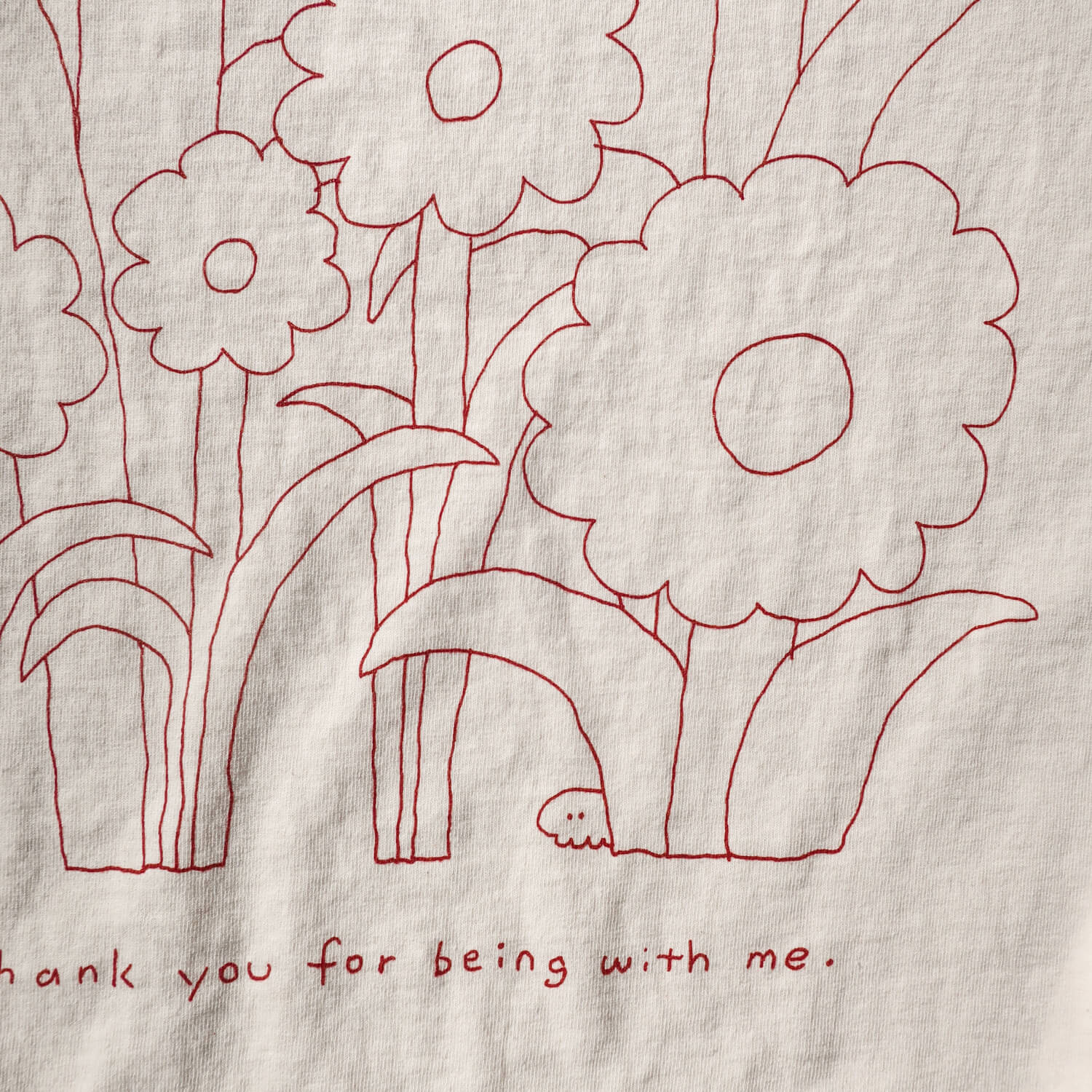 Flower Forest Tee Ecru
