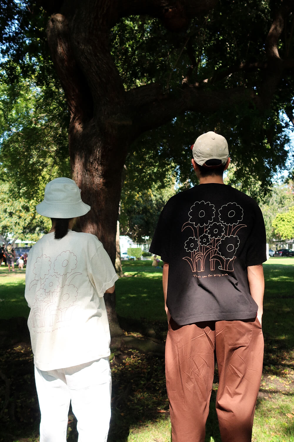 Flower Forest Tee Ecru