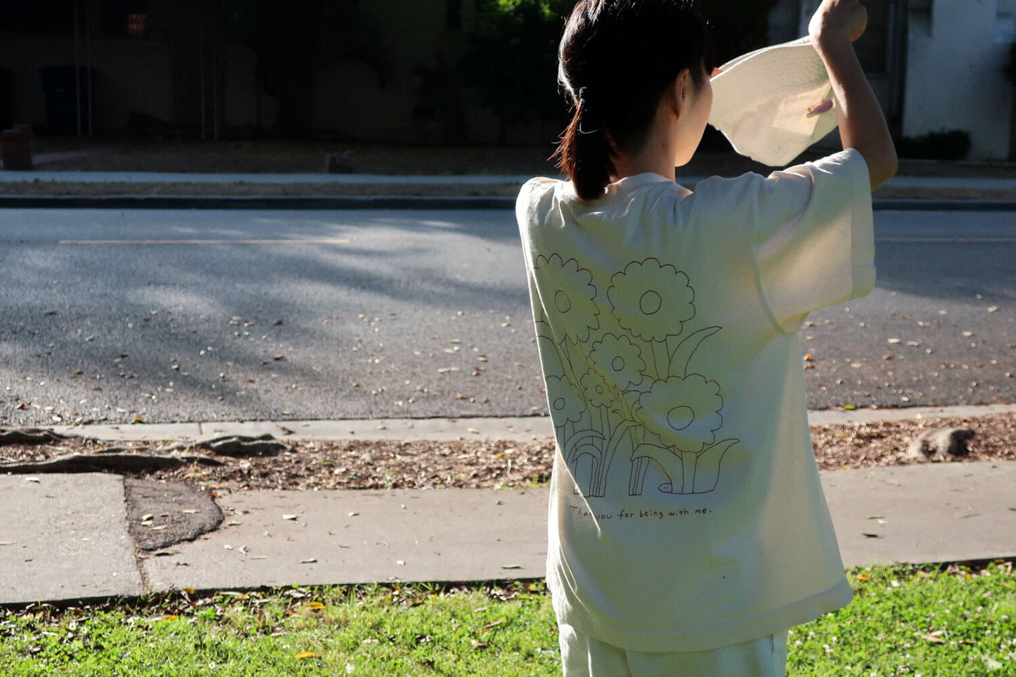 Flower Forest Tee Ecru