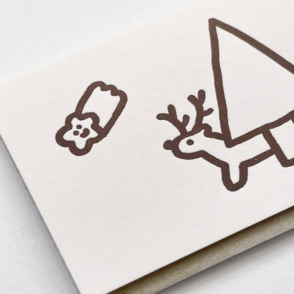 Letterpress Card/ Wish upon a Star