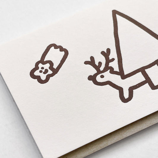 Letterpress Card/ Wish upon a Star