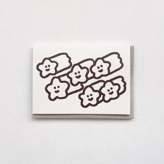 Letterpress Card/ Shooting Star Squad