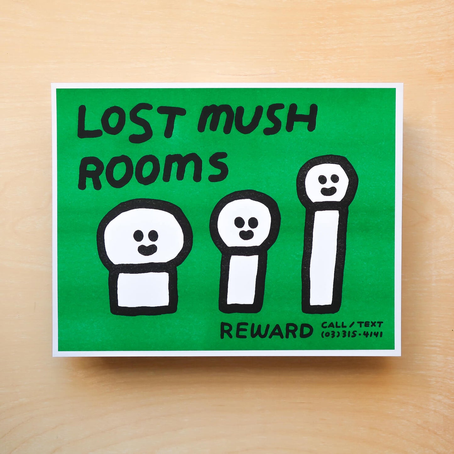 Art Print/ Lost Mushrooms