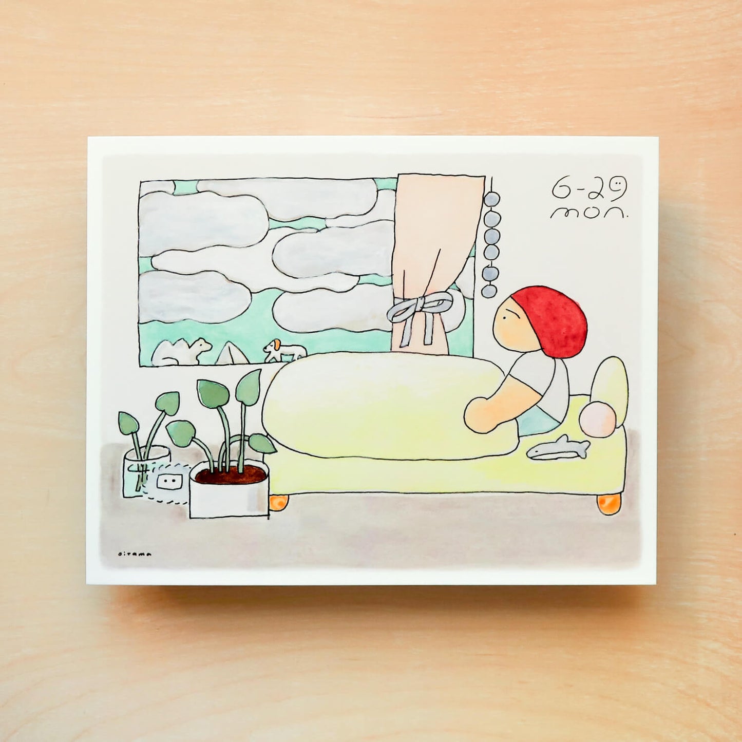 Art Print/ Cloudy Day