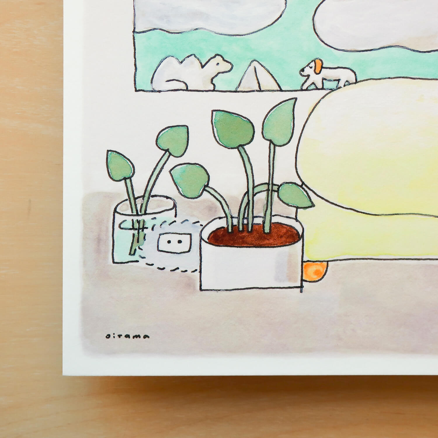 Art Print/ Cloudy Day