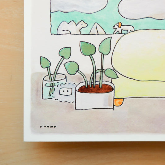 Art Print/ Cloudy Day