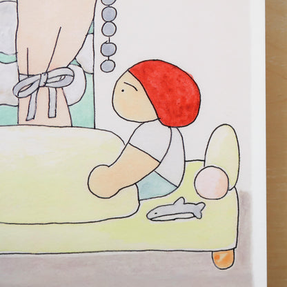 Art Print/ Cloudy Day