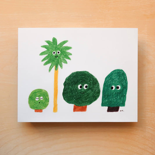 Art Print - Four Trees