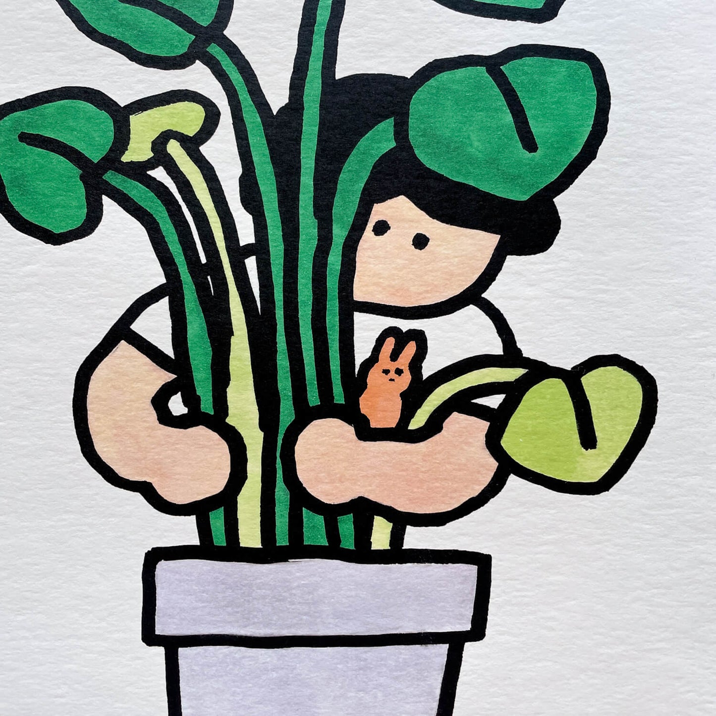 Art Print/ Hug Your Plants