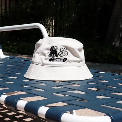 Saigo no Shudan Foursome Bucket Hat Ivory