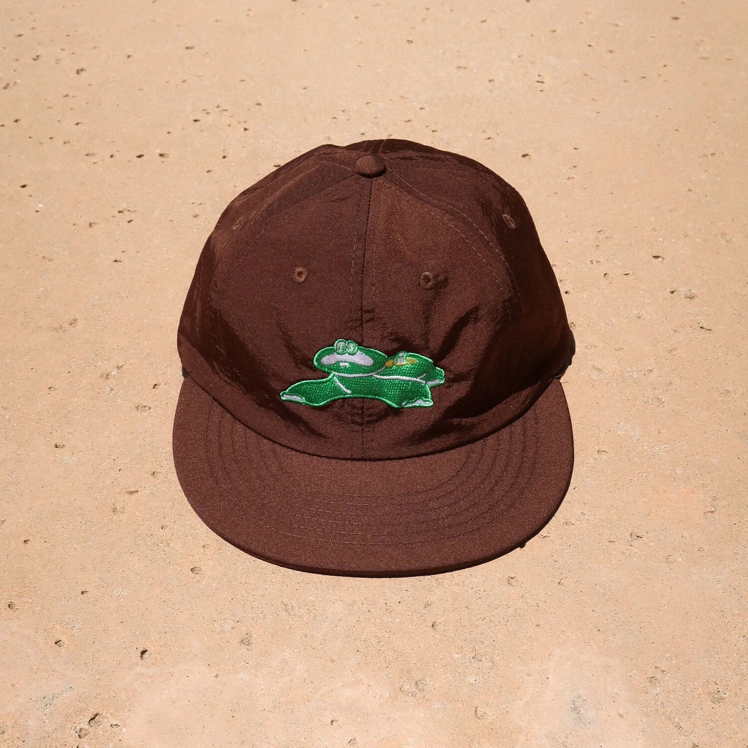 Saigo no Shudan Dinosaur Onsen Cap Nylon Brown