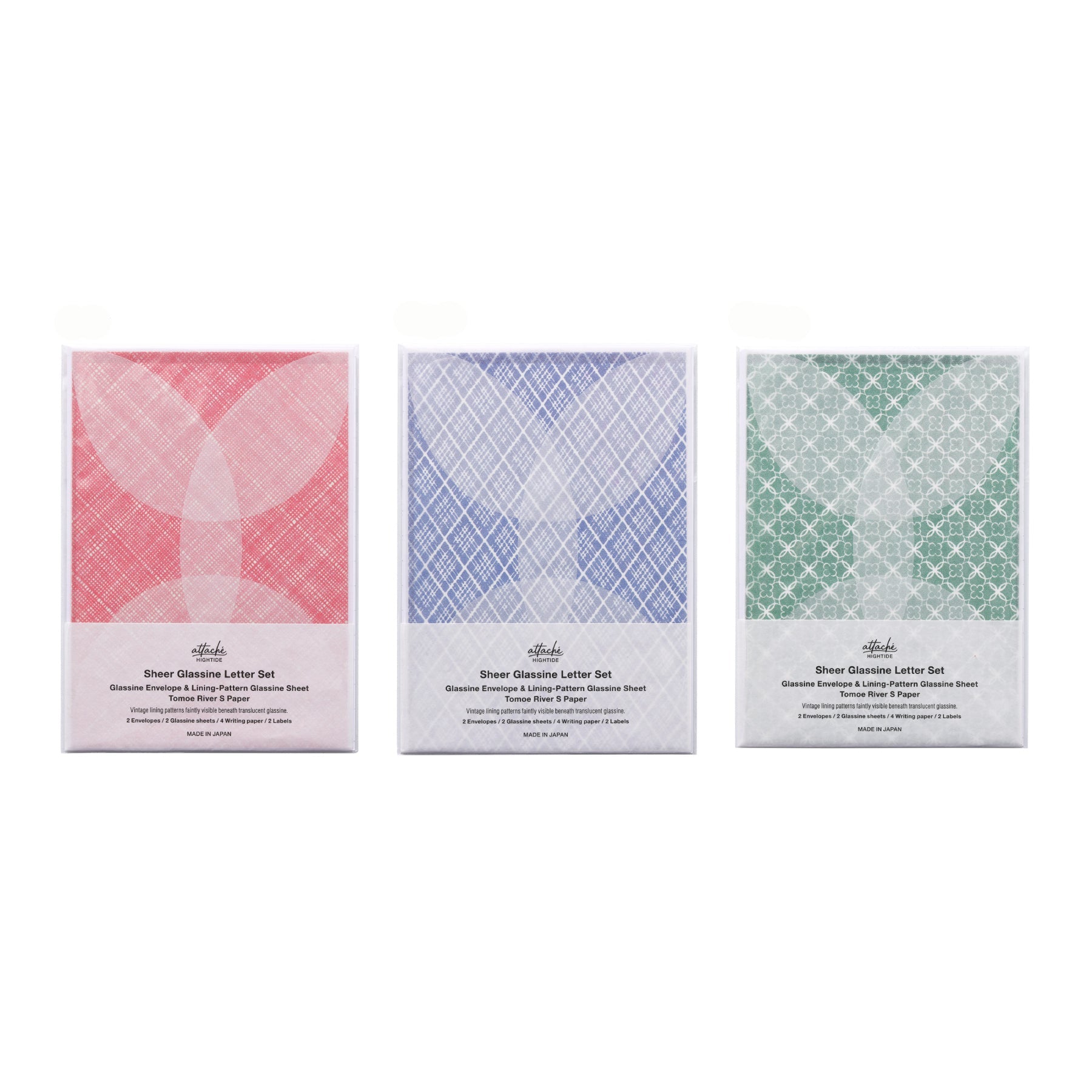 Sheer Glassine Letter Set