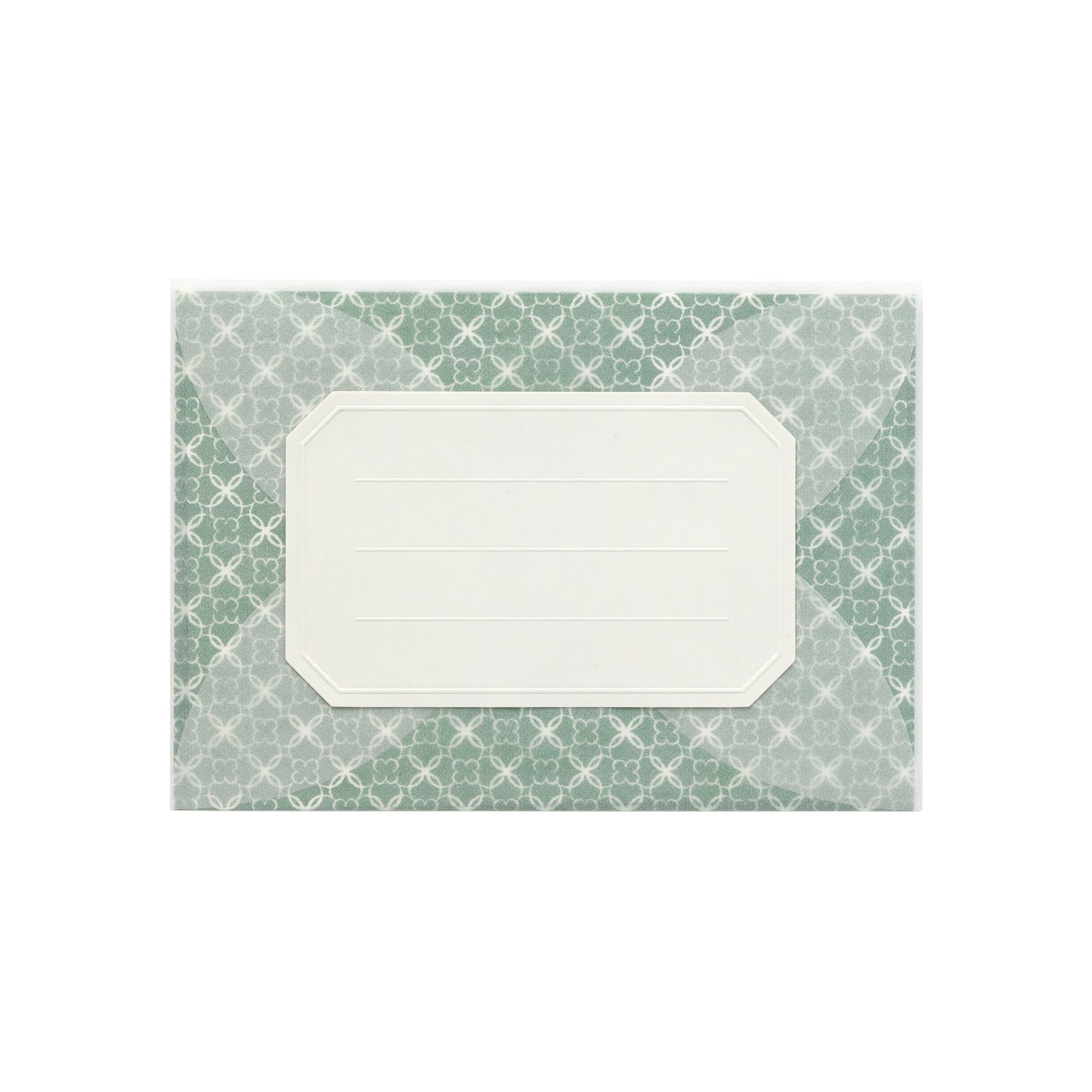 Sheer Glassine Letter Set