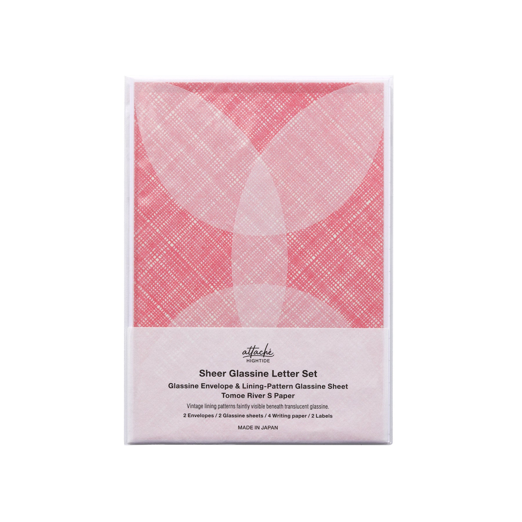 Sheer Glassine Letter Set