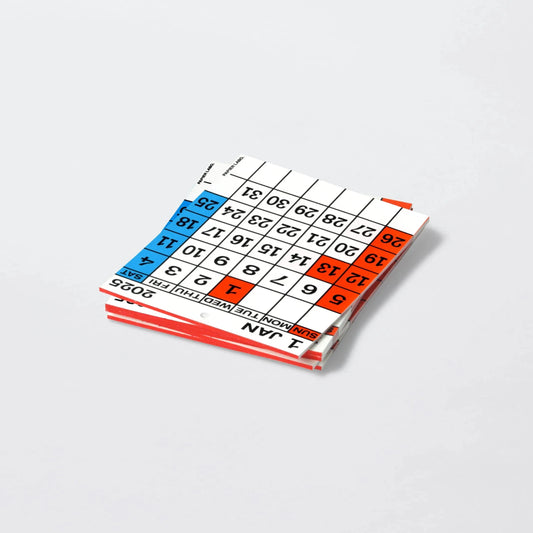 2025 Desktop Calendar / Papier Labo.