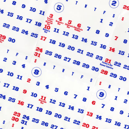 2026 Wall Calendar / Papier Labo.