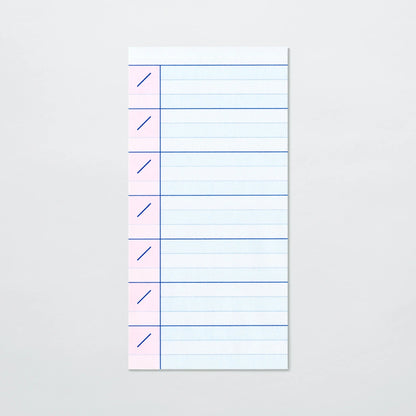 Martin Weekly Memo Pad / Papier Labo.