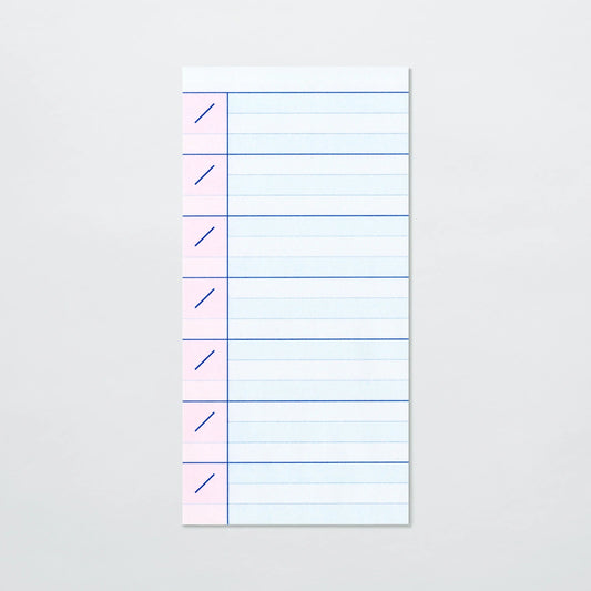 Martin Weekly Memo Pad / Papier Labo.