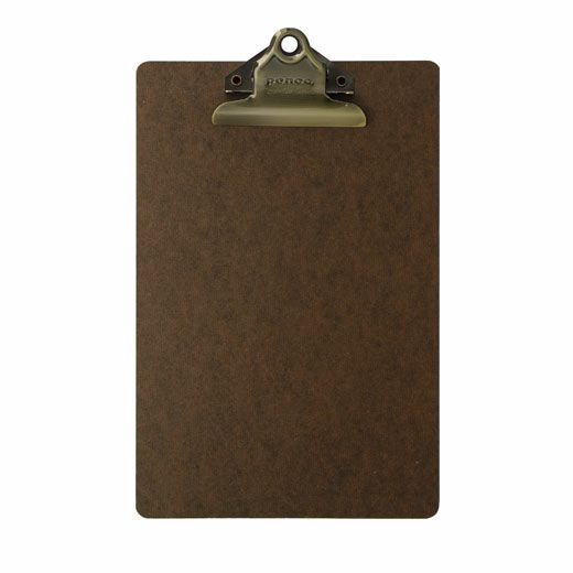 Old School Clipboard/ A5/ Bronze Clip (PENCO)