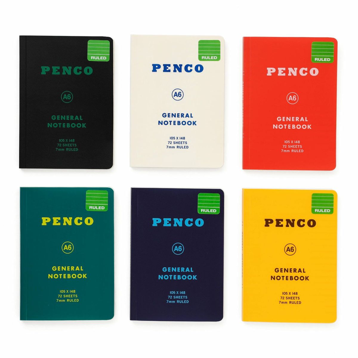 Soft PP Notebook Ruled / A6 (PENCO)
