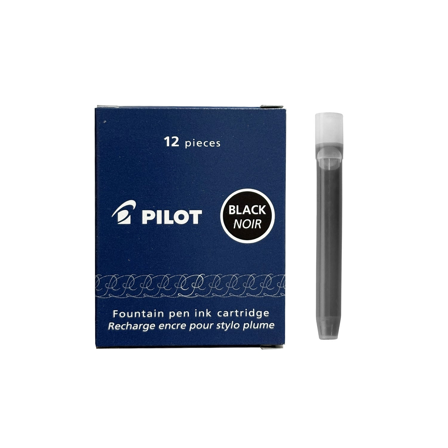 NAMIKI Fountain Pen Refill/ Black/ Pack of 12 (PILOT)