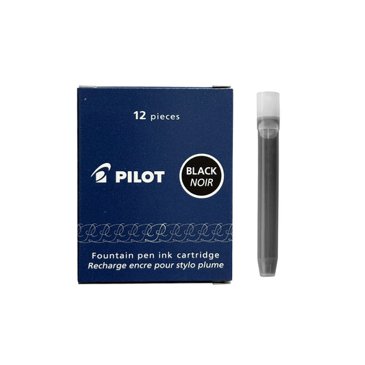 NAMIKI Fountain Pen Refill/ Black/ Pack of 12 (PILOT)