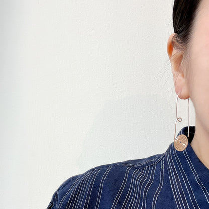 Spiral Drop Earrings