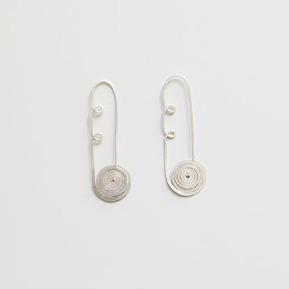 Spiral Drop Earrings