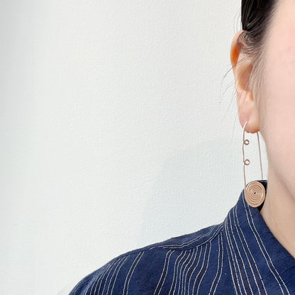 Spiral Drop Earrings