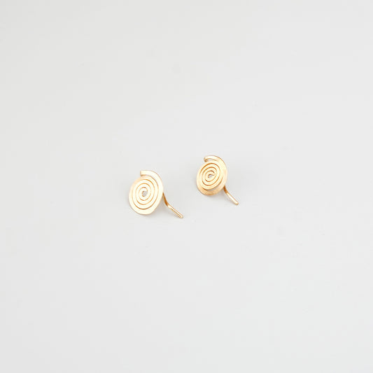 Spiral Hook Earrings / 14kt Gold Fill