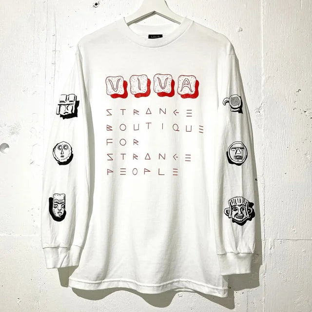 VIVA Strange Faces Long-Sleeve Shirt