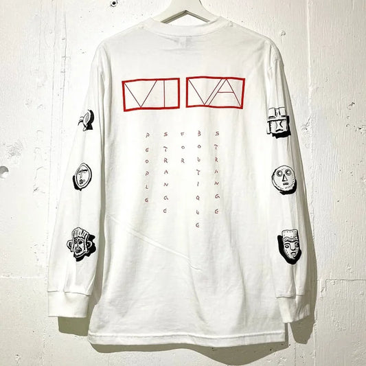 VIVA Strange Faces Long-Sleeve Shirt